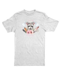 Arm The Animals Tees Unisex | Woodland Raccoon | Crew