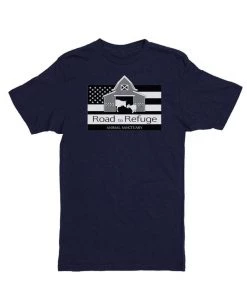 Road To Refuge Animal Sanctuary Tees Unisex | Classic Logo | Crew