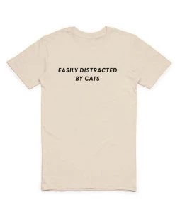 Arm The Animals Unisex | Easily Distracted Cat | Crew Tees
