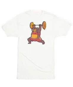 Tobias Fonseca Unisex | Squat Bear Gym, I Love To Eat Pizza | Crew Tees