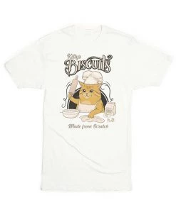 Pizza Cat Tees Unisex | Biscuits | Crew