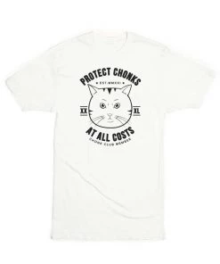 Pizza Cat Tees Unisex | Protect Chonks | Crew