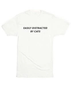 Arm The Animals Unisex | Easily Distracted Cat | Crew Tees
