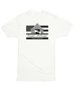 Road To Refuge Animal Sanctuary Tees Unisex | Classic Logo | Crew