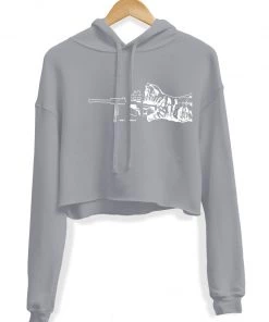 Arm The Animals Women's | Scout Snipurr | Crop Hoodie