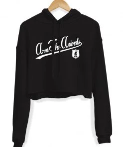Arm The Animals Crop Hoodies Women's | ATA Script Logo | Crop Hoodie
