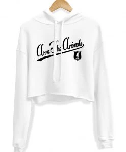 Arm The Animals Crop Hoodies Women's | ATA Script Logo | Crop Hoodie