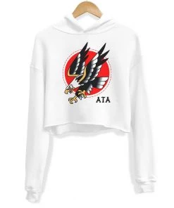 Arm The Animals Women's | Tattoo Eagle | Crop Hoodie Crop Hoodies