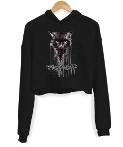 Arm The Animals Crop Hoodies Women's | Fluff Off | Crop Hoodie