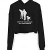 Arm The Animals Women's | Dog Park Problems | Crop Hoodie