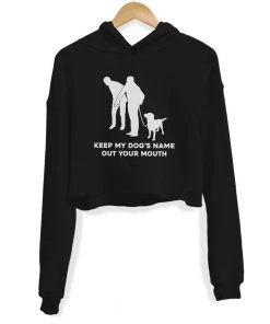 Arm The Animals Women's | Dog Park Problems | Crop Hoodie