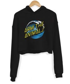 Arm The Animals Crop Hoodies Women's | Cruise Logo | Crop Hoodie
