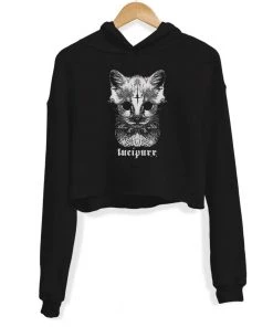 Arm The Animals Women's | Lucipurr | Crop Hoodie