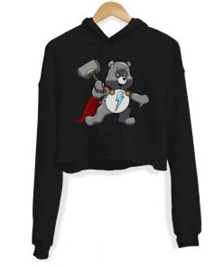 Arm The Animals Crop Hoodies Women's | Bear Of Thunder | Crop Hoodie