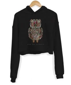 Arm The Animals Crop Hoodies Women's | Rev-Owl-Ver | Crop Hoodie