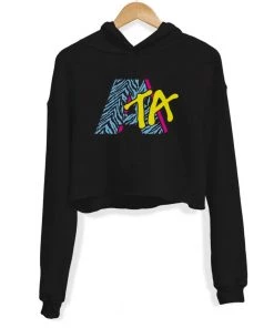 Arm The Animals Women's | Retro Logo | Crop Hoodie Crop Hoodies