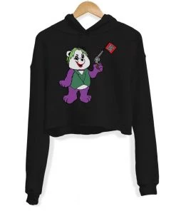 Arm The Animals Women's | Clown-Bear | Crop Hoodie