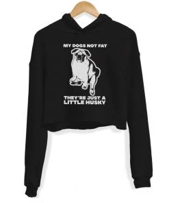 Arm The Animals Women's | Just A Little Bit Husky | Crop Hoodie