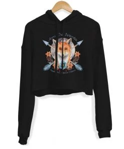 Arm The Animals Crop Hoodies Women's | Fox Confessor | Crop Hoodie