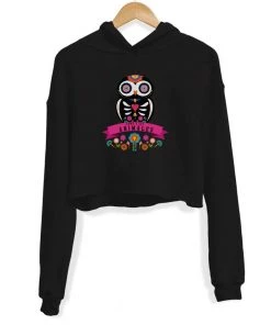 Arm The Animals Women's | Owl Alebrije | Crop Hoodie Crop Hoodies