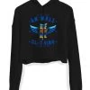 Arm The Animals Women's | Varsity Owl | Crop Hoodie