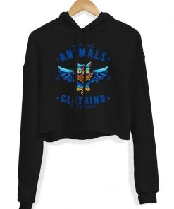 Arm The Animals Women's | Varsity Owl | Crop Hoodie