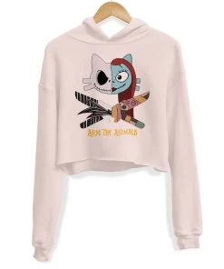 Arm The Animals Women's | Bride And Groom | Crop Hoodie Crop Hoodies