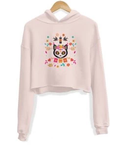 Arm The Animals Crop Hoodies Women's | Spirit Cat | Crop Hoodie
