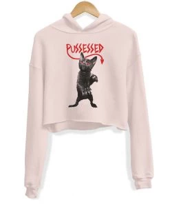Arm The Animals Women's | Pussessed | Crop Hoodie