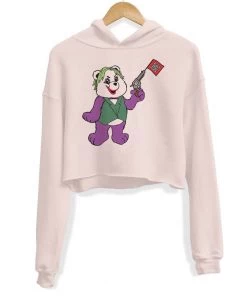 Arm The Animals Women's | Clown-Bear | Crop Hoodie