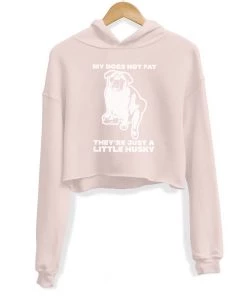Arm The Animals Women's | Just A Little Bit Husky | Crop Hoodie
