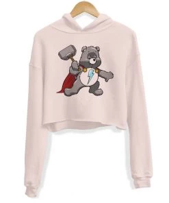 Arm The Animals Crop Hoodies Women's | Bear Of Thunder | Crop Hoodie
