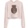 Arm The Animals Crop Hoodies Women's | Rev-Owl-Ver | Crop Hoodie