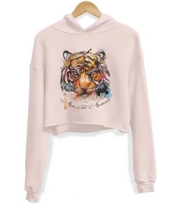 Arm The Animals Women's | Brilliant Bengal | Crop Hoodie Crop Hoodies