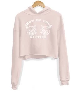 Arm The Animals Women's | My Kitties | Crop Hoodie