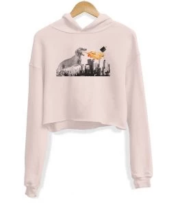 Arm The Animals Women's | Dogzilla | Crop Hoodie Crop Hoodies