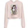 Arm The Animals Women's | Kelly Catpowski | Crop Hoodie