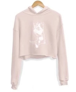 Arm The Animals Women's | Cat The Ripper | Crop Hoodie