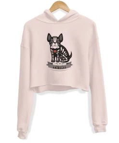 Arm The Animals Women's | Frenchie Alebrije | Crop Hoodie