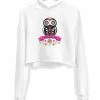 Arm The Animals Women's | Owl Alebrije | Crop Hoodie Crop Hoodies