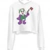 Arm The Animals Women's | Clown-Bear | Crop Hoodie