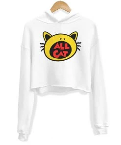 Arm The Animals Women's | All Cat | Crop Hoodie Crop Hoodies