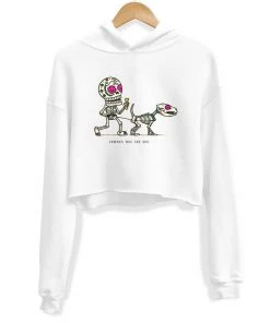 Arm The Animals Women's | Walking Dead | Crop Hoodie Crop Hoodies