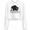 Arm The Animals Crop Hoodies Women's | Cat-titude | Crop Hoodie