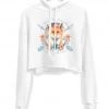 Arm The Animals Crop Hoodies Women's | Fox Confessor | Crop Hoodie