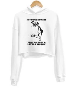 Arm The Animals Women's | Just A Little Bit Husky | Crop Hoodie