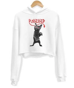 Arm The Animals Women's | Pussessed | Crop Hoodie
