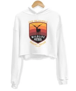 Arm The Animals Women's | ATA Wildlife Patrol | Crop Hoodie