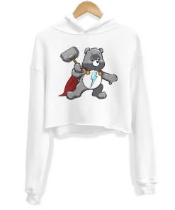 Arm The Animals Crop Hoodies Women's | Bear Of Thunder | Crop Hoodie