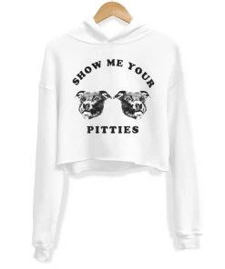 Arm The Animals Women's | My Pitties | Crop Hoodie Crop Hoodies